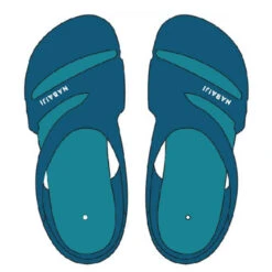 Sabots Piscine Homme - Clog 500 - Bleu