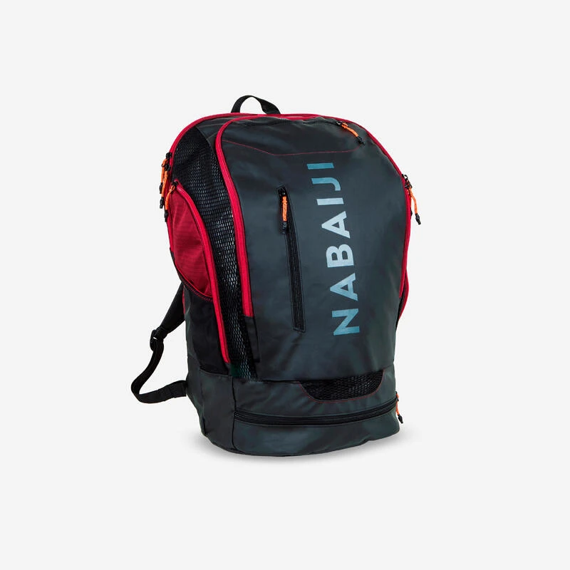 Sac A Dos Natation 40L 900 Noir Rouge 3 Sac A Dos Natation 40L 900 Noir Rouge