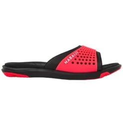 Sandale Claquette Piscine Femme SLAP900 Noir Corail -Nabaiji sandale claquette piscine femme slap900 noir corail 3