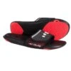 SANDALES NATATION HOMME SLAP 900 SOFT NOIR ROUGE -Nabaiji sandales natation homme slap 900 soft noir rouge