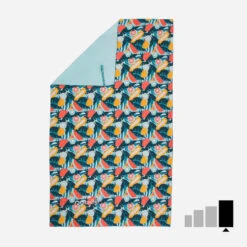 Serviette De Bain Microfibre Imprimé Taille XL 110 X 175 Cm