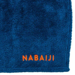 Serviette De Bain Microfibre Ultra Douce Bleu Taille XL 110 X 175 Cm -Nabaiji serviette de bain microfibre ultra douce bleu taille xl 110 x 175 cm 2