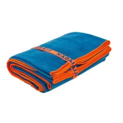 Nabaiji -Nabaiji serviette microfibre compacte bleu taille l 80 x 130 cm 1