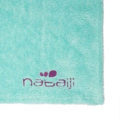 Serviette Microfibre Douce Vert Clair Taille L 80 X 130 Cm -Nabaiji serviette microfibre douce violet taille l 80 x 130 cm 5