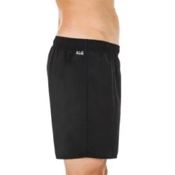 Short De Bain Natation Homme - Swimshort 100 Basic - Noir Vert -Nabaiji short de bain natation homme swimshort 100 basic noir vert 4