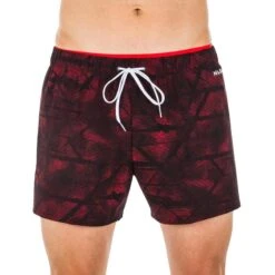 Short De Bain Natation Homme - Swimshort 100 Court - Tex Rouge
