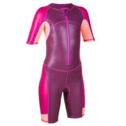 Shorty De Bain Fille Kloupi Violet Rose -Nabaiji shorty de bain fille kloupi violet rose 4
