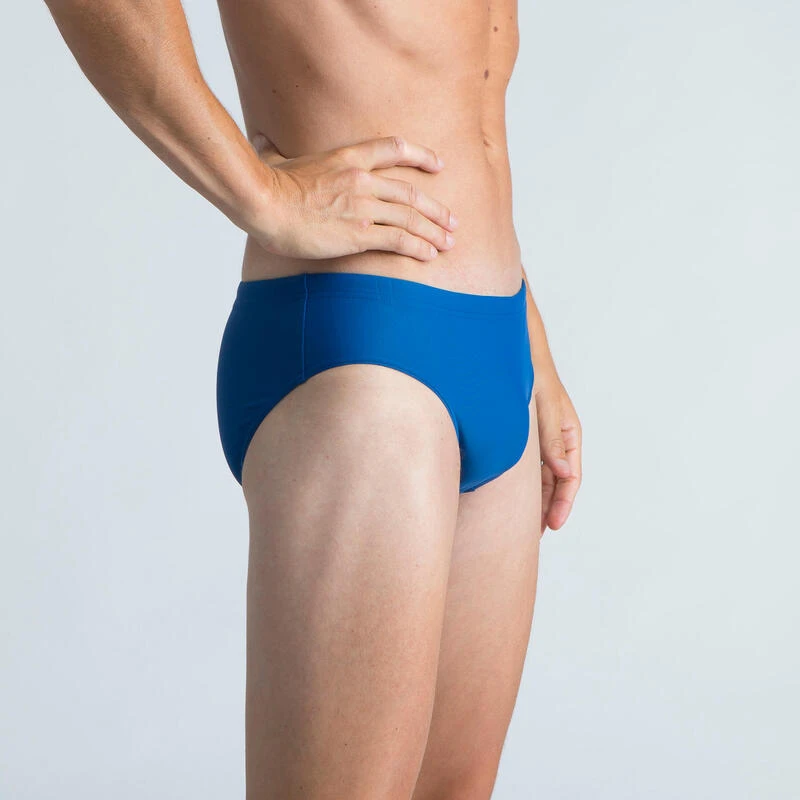 Slip De Bain Natation Homme - Slip 100 Basic - Bleu 5 Slip De Bain Natation Homme - Slip 100 Basic - Bleu – Image 3