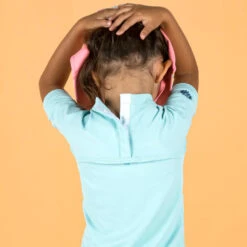 T-shirt Anti UV Bébé Manches Courtes Bleu Clair -Nabaiji t shirt anti uv bebe manches courtes bleu clair 5