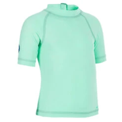 T-shirt Anti UV Bébé Manches Courtes Vert Clair