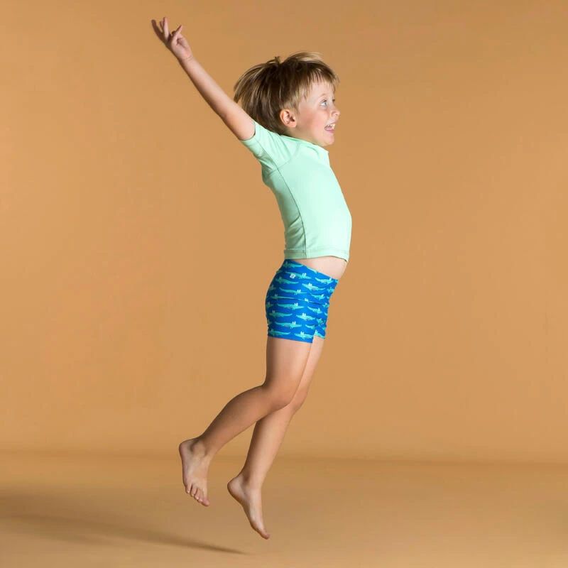 T-shirt Anti UV Bébé Manches Courtes Vert Clair 7 T-shirt Anti UV Bébé Manches Courtes Vert Clair – Image 5