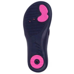 Tong Femme Piscine TONGA 500 Print Lay Bleu Rose 9 Tong Femme Piscine TONGA 500 Print Lay Bleu Rose -Nabaiji tongs de piscine femme tonga 500 chev blanc 2