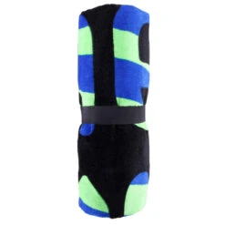 Une Serviette Coton Logo Grafic Noire Taille 90 X 160 Cm -Nabaiji une serviette coton logo grafic noire taille 90 x 160 cm 4